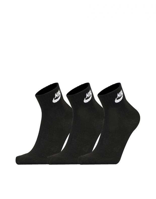 NIKE 3-Pack Everyday Essential Ankle Socks Black - DX5074-010 - 1