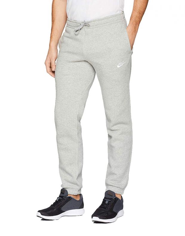 NIKE Sportswear Club Cuff Fleece Pants Grey - 804406-063 - 1