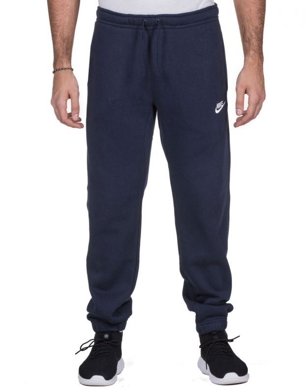 NIKE Sportswear Club Cuff Fleece Pants Navy - 804406-451 - 1