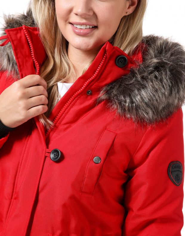 ONLY Classic Parka Coat Berry - 15156574/berry - 3