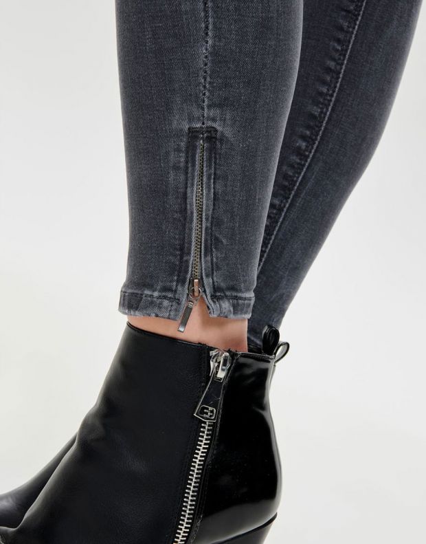 ONLY Kendell Anckle Zip Slim Fit Jeans Grey - 15170819/grey - 5