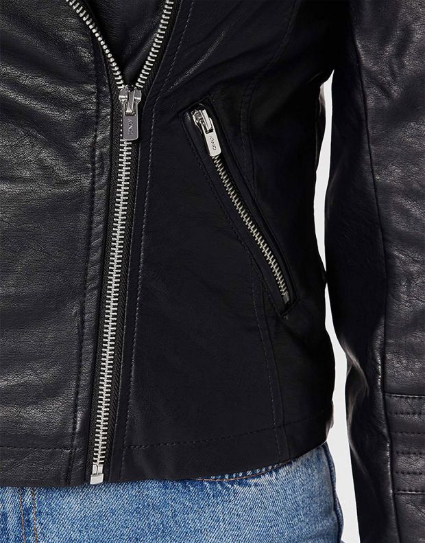 ONLY Leather Look Jacket Black - 15153079/black - 4