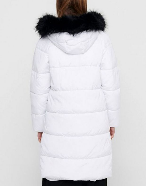 ONLY Long Puffer Jacket White - 15205637/white - 2