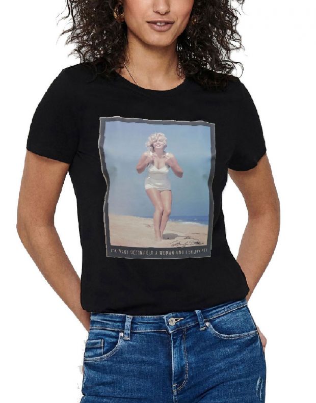 ONLY Marilyn Monroe Printed T-Shirt Black - 15210126/black - 1