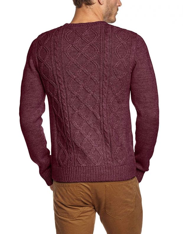 ONLY&SONS Cable Knitted Pullover Bordo - 22000065/bordo - 2