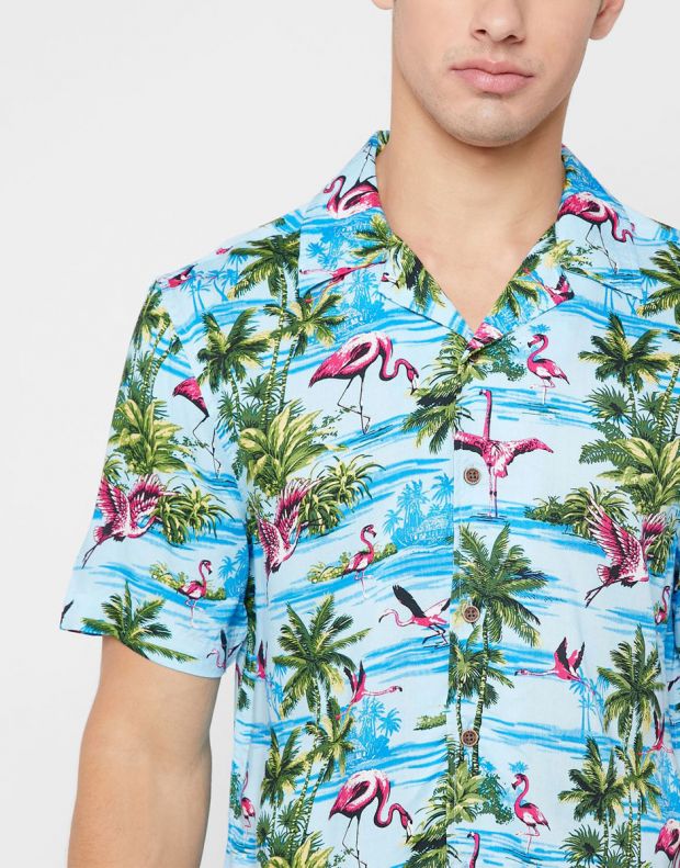 ONLY&SONS Hawaiian Print Relaxed Fit Shirt Blue - 22012656/blue - 3