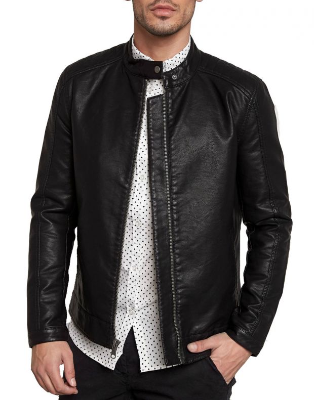 ONLY&SONS James Leather Jacket - 22003120/black - 1