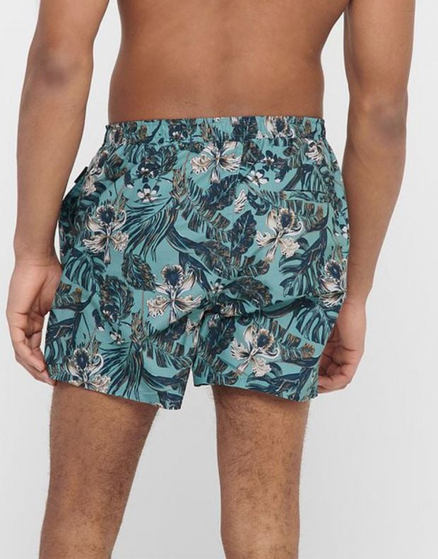 ONLY&SONS Ted Swim Floral Shorts Blue - 22016137/blue - 2