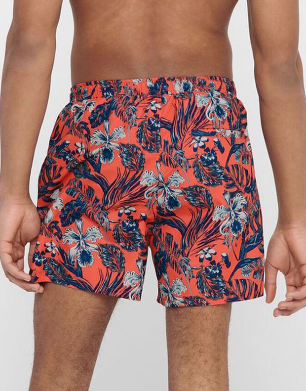 ONLY&SONS Ted Swim Floral Shorts Coral - 22016137/coral - 2