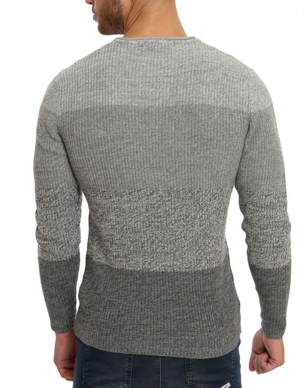 ONLY&SON Sato Knitted Sweater Grey - 22007295/grey - 2