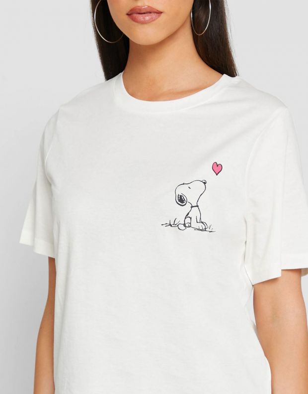 ONLY Snoopy Printed Tee White Heart - 15211548/cloud heart - 3
