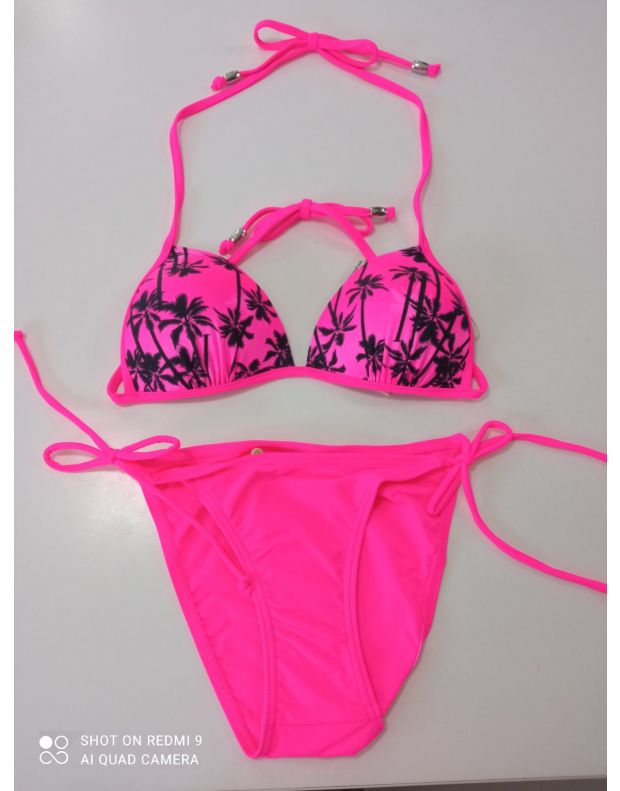 PIECES Bikini Swim Bottom Rapsberry - 17065737/rapsberry - 4