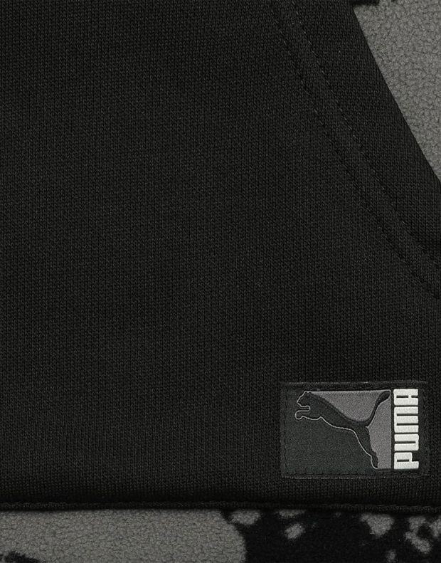 PUMA Alpha Holiday Half Zip Sweatshirt Grey Black - 589294-01 - 4