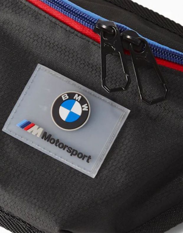 PUMA BMW M Mtsp Waist Bag Black - 077907-01 - 3