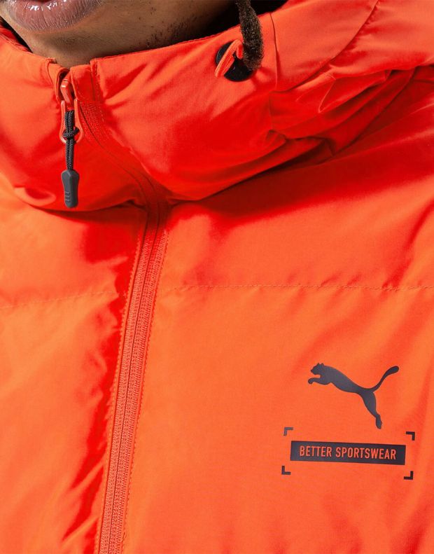 PUMA Better Sportswear Hooded Jacket Orange - 849331-26 - 4