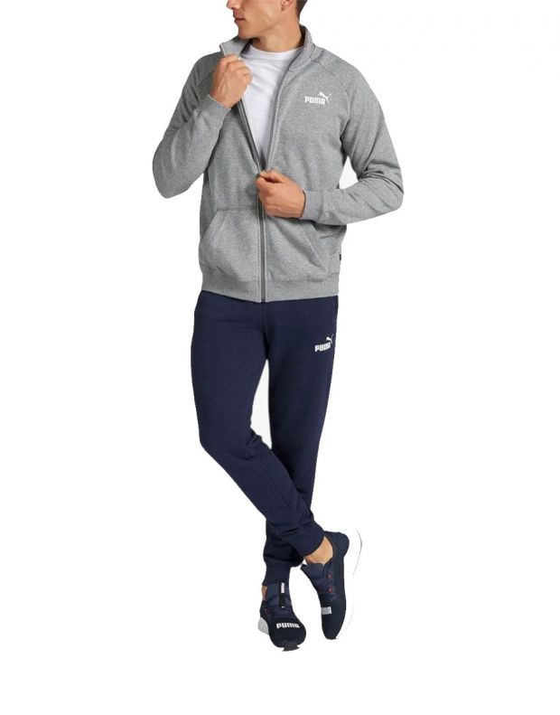 PUMA Clean Sweat Suit Navy/Grey - 585840-53 - 1