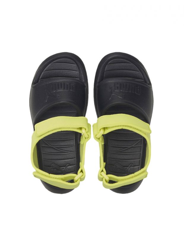 PUMA Divecat V2 Injex Ps Sandals Black/Yellow - 369546-10 - 5