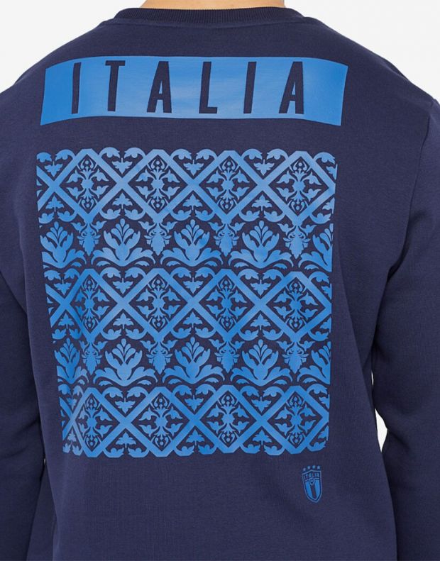 PUMA Italy Ftbl Culture Crew Sweater Blue - 757251-04 - 3