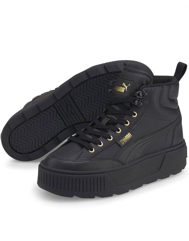 PUMA Karmen Mid Sneakers Black - 385857-02 - 3