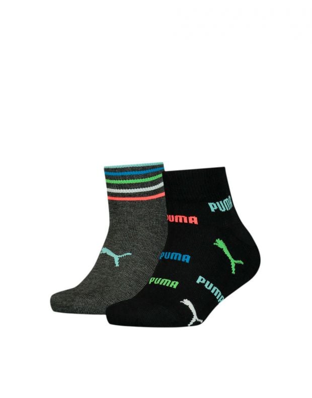 PUMA Kids Quarter Socks Black - 935263-02 - 1