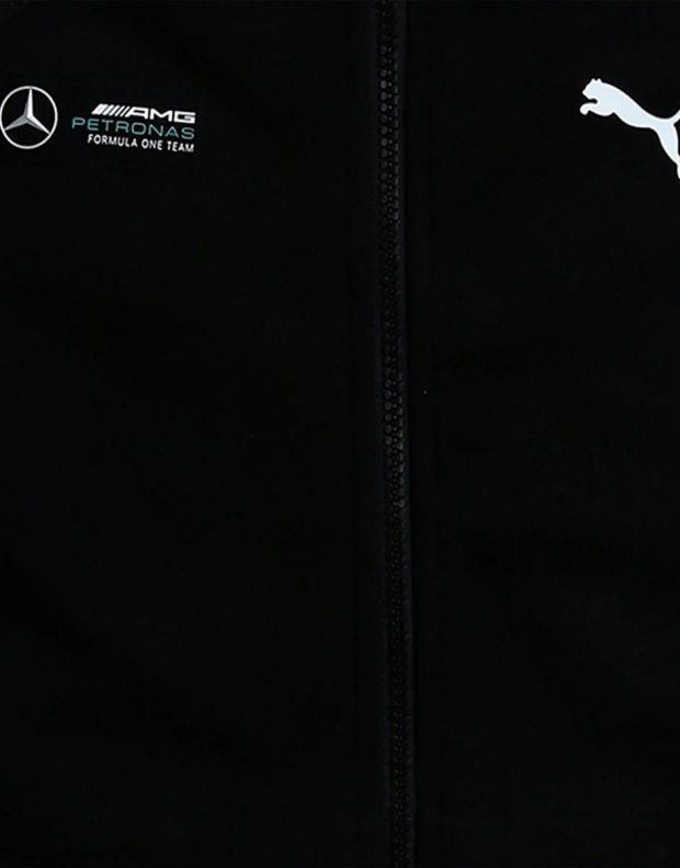 PUMA Mercedes F1 Hooded Youth Sweat Jacket Black - 531910-01 - 3