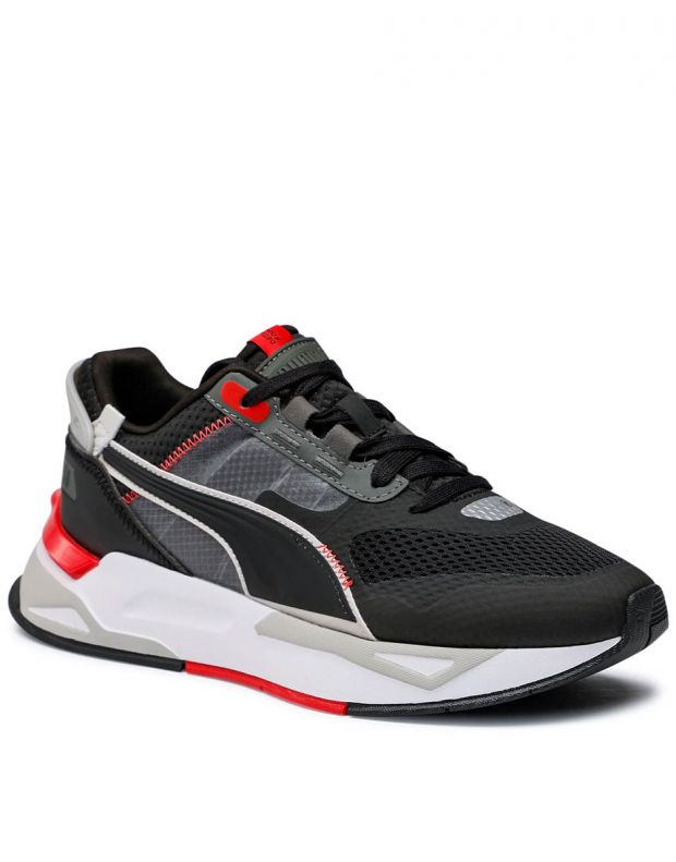 PUMA Mirage Sport Tech Shoes Black/Red - 383107-03 - 2