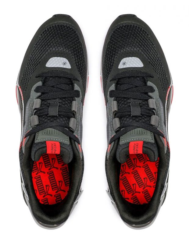 PUMA Mirage Sport Tech Shoes Black/Red - 383107-03 - 5