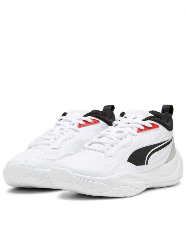 PUMA Playmaker Pro Mid Shoes White Jr - 379333-01 - 3