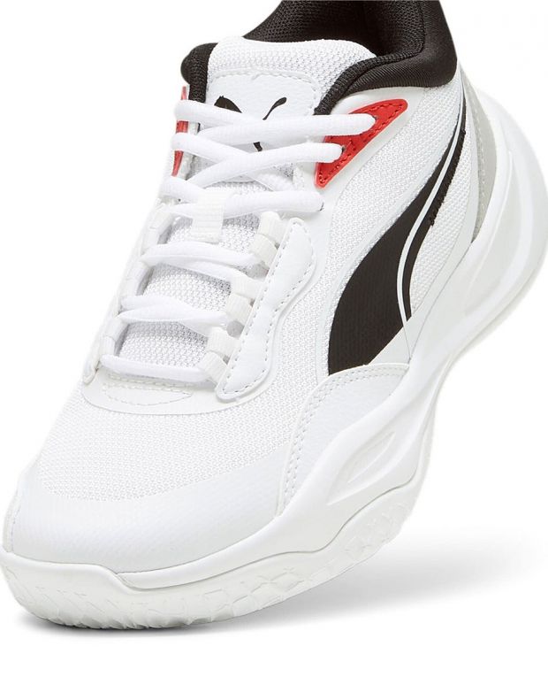 PUMA Playmaker Pro Mid Shoes White Jr - 379333-01 - 5