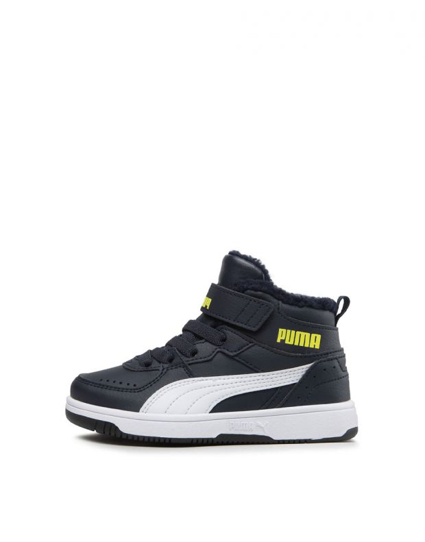 PUMA Rebound Joy Fur PS Shoes Navy - 375479-07 - 1