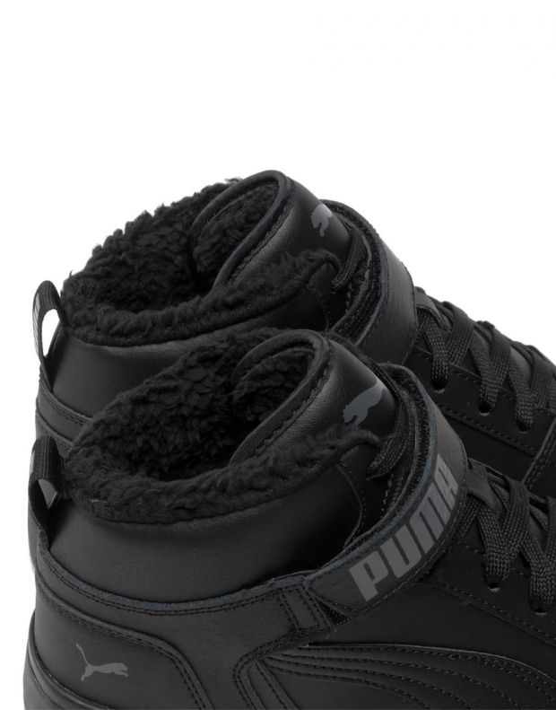 PUMA Rebound Mid Strap WTR Sneakers Black - 386376-01 - 5