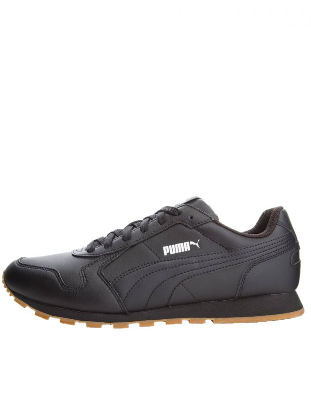 PUMA ST Runner Full Leather Shoes Black - 359130-08 - 1