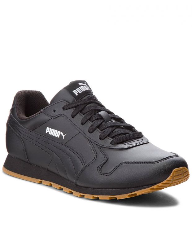 PUMA ST Runner Full Leather Shoes Black - 359130-08 - 3