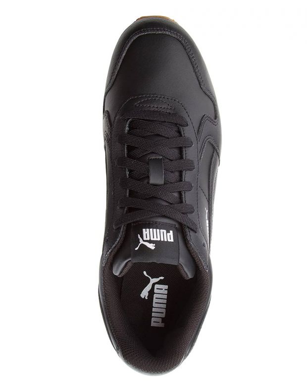 PUMA ST Runner Full Leather Shoes Black - 359130-08 - 4