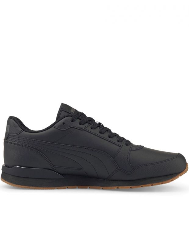 PUMA ST Runner V3 Leather Shoes Black - 384855-04 - 2