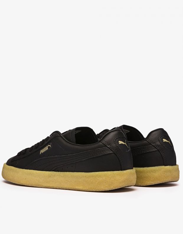 PUMA Suede Crepe Leather Shoes Black - 384245-02 - 3