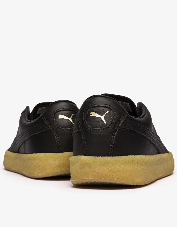 PUMA Suede Crepe Leather Shoes Black - 384245-02 - 4
