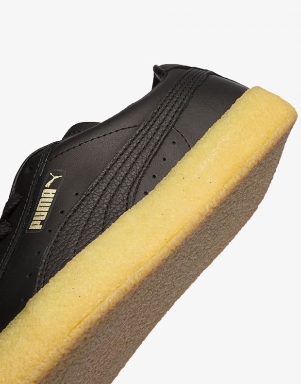 PUMA Suede Crepe Leather Shoes Black - 384245-02 - 7