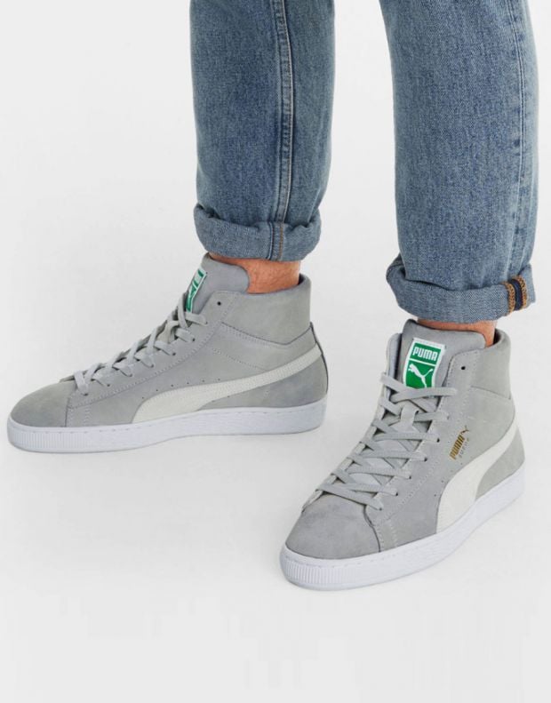 PUMA Suede Mid XXI Sneakers Grey - 380205-02 - 3