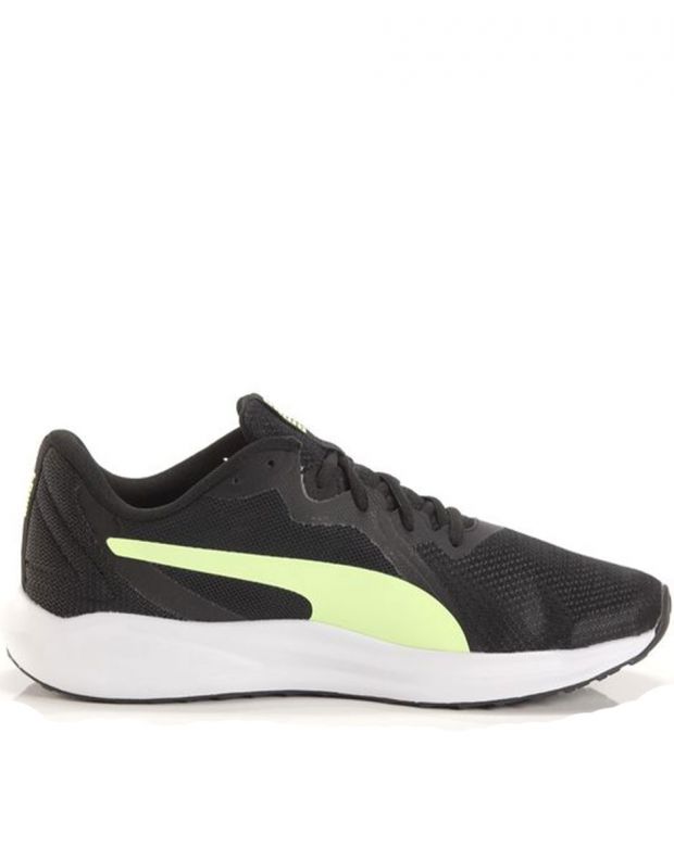 PUMA Twitch Runner Shoes Black/Lime - 376289-14 - 2