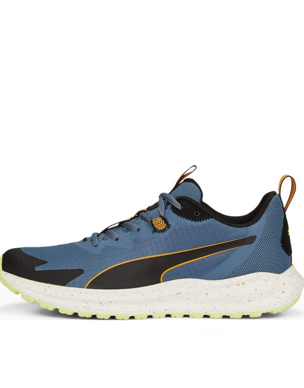 PUMA Twitch Runner Trail Shoes Blue/Orange - 376961-02 - 1