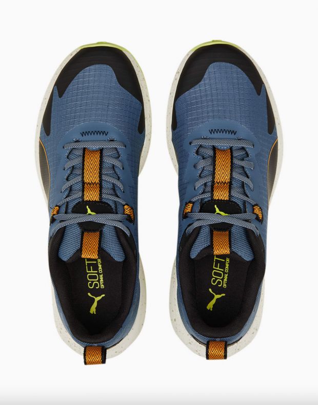 PUMA Twitch Runner Trail Shoes Blue/Orange - 376961-02 - 4