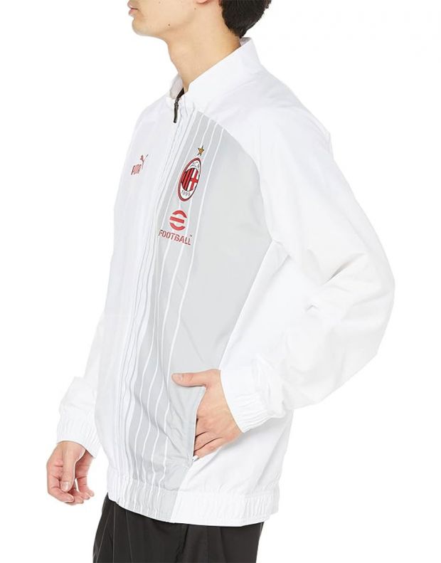 PUMA x AC Milan Prematch Jacket White - 769276-06 - 3