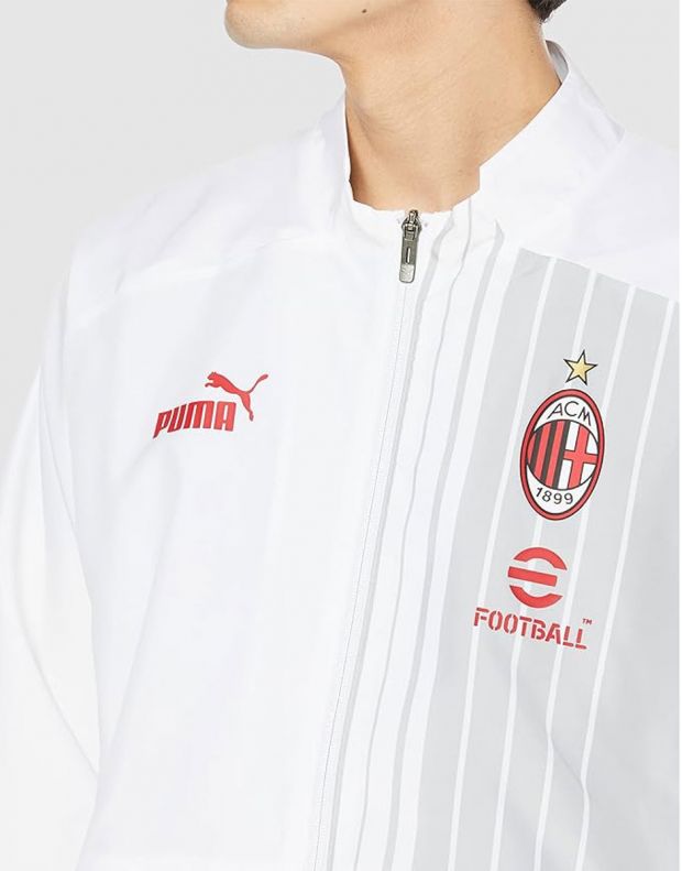 PUMA x AC Milan Prematch Jacket White - 769276-06 - 4