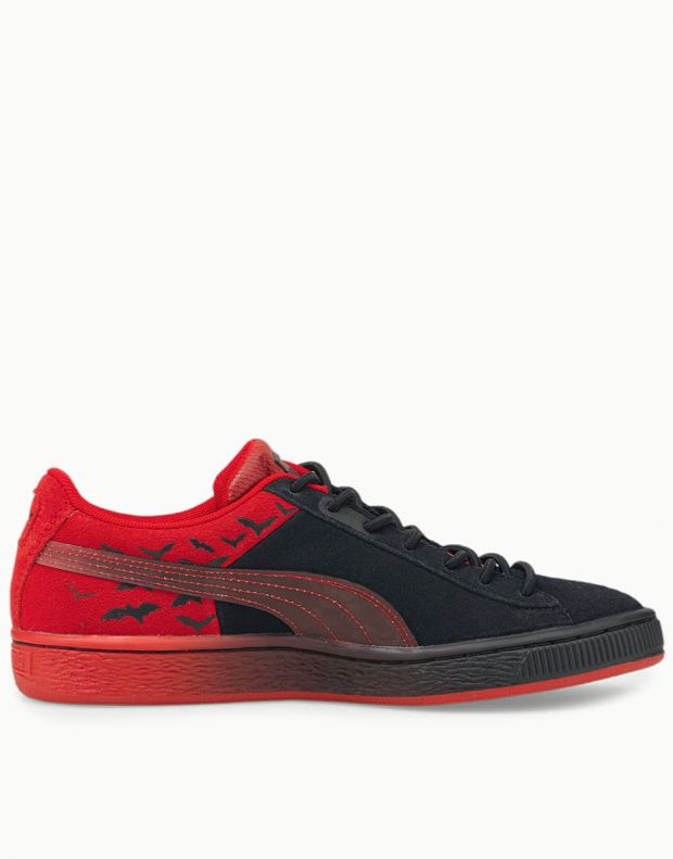 PUMA x Batman Suede Classic Shoes Black/Red W - 383086-01 - 2
