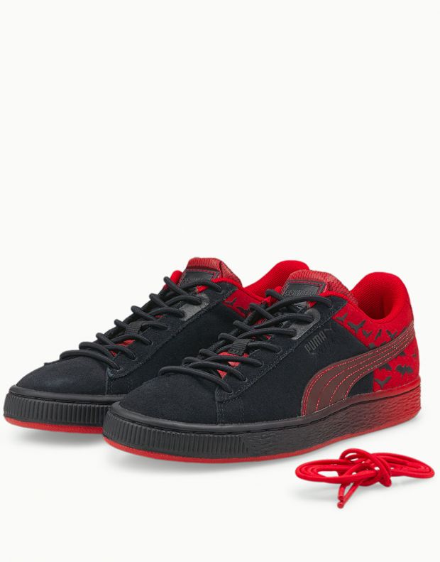 PUMA x Batman Suede Classic Shoes Black/Red W - 383086-01 - 3