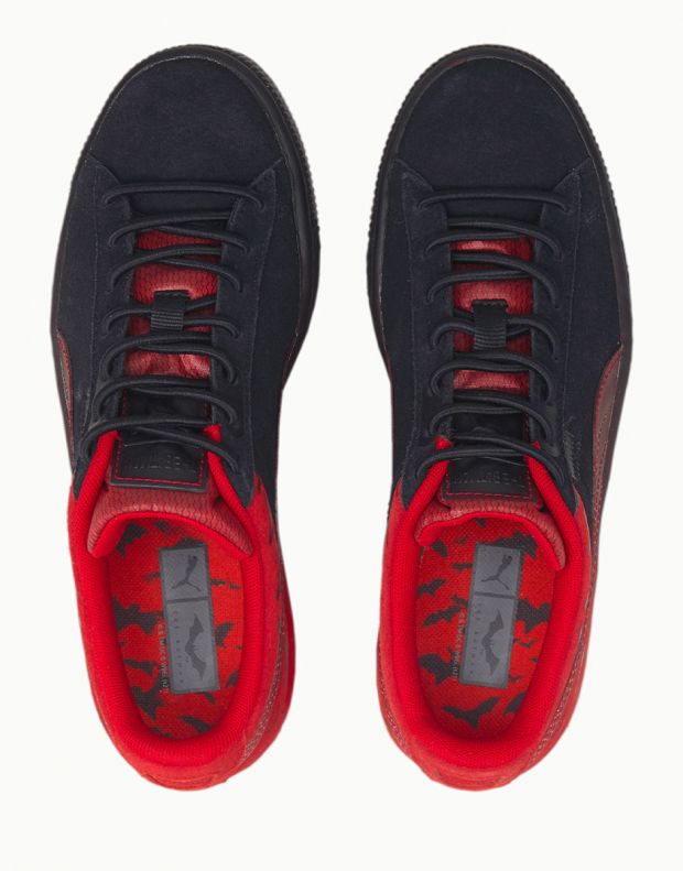 PUMA x Batman Suede Classic Shoes Black/Red W - 383086-01 - 4