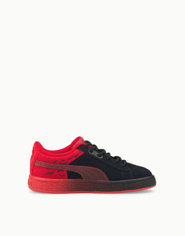 PUMA x Batman Classic Suede Shoes Black/Red Kids - 383088-01 - 2