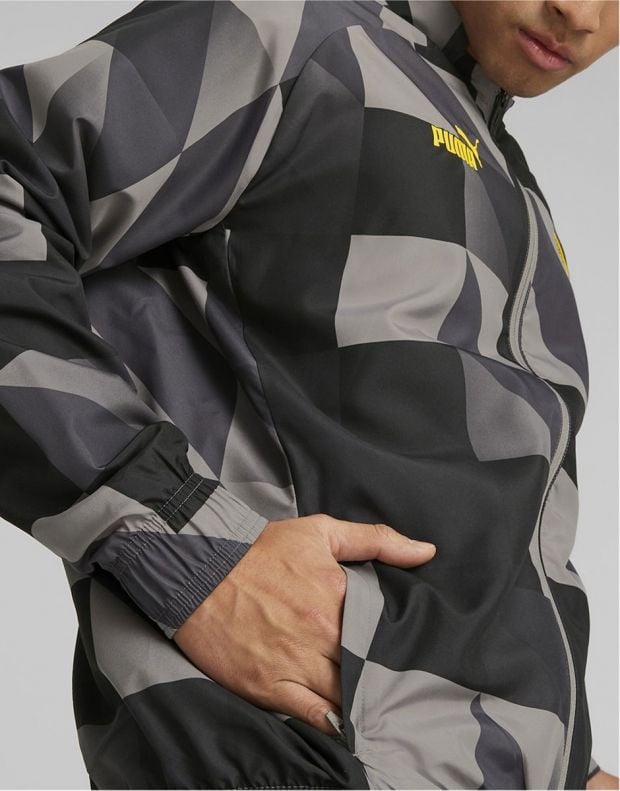PUMA x Manchester City FC Track Jacket Grey/Black - 769468-15 - 4