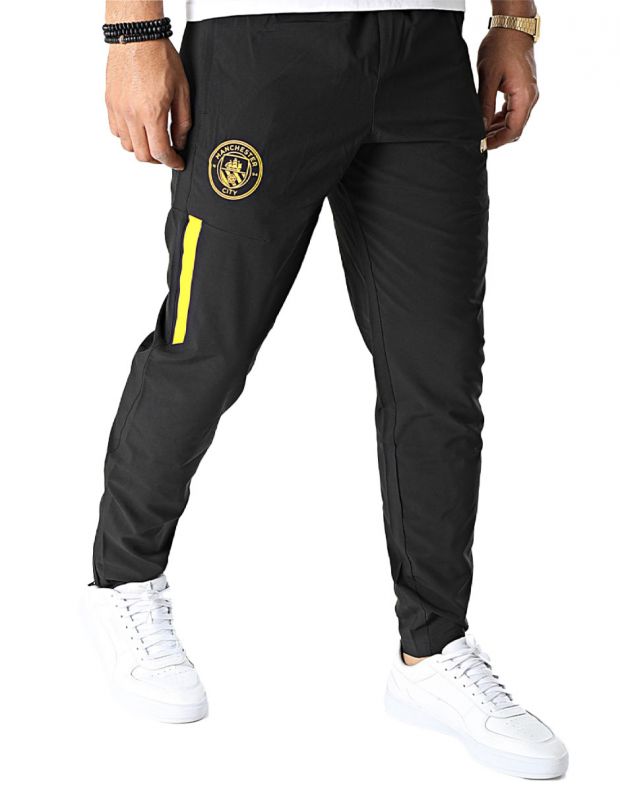 PUMA x Manchester City FC Woven Pants Black/Yellow - 769672-08 - 1